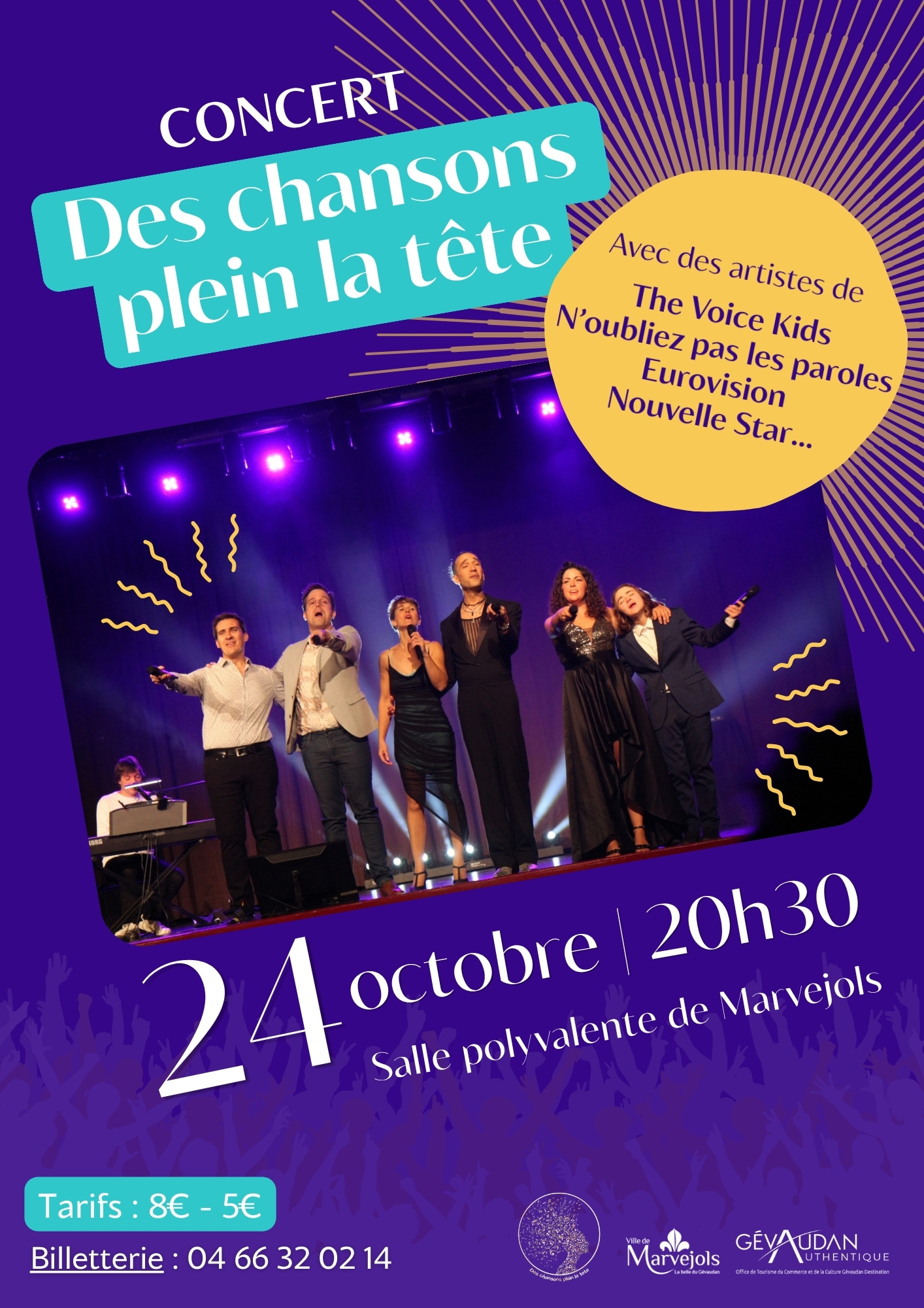 Affiche concert 24 octobre Marvejols
