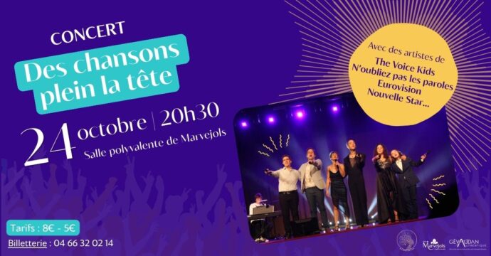 Visuel concert 24 octobre 2026 à Marvejols